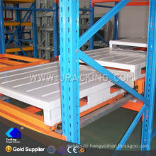 Nanjing jracking 1500kg per pallet used push back shelf